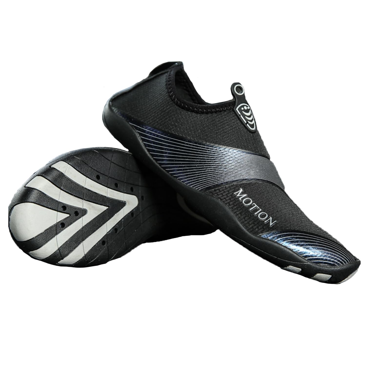 Keqin Men and Women Water Shoes Barefoot Beach Pool Shoes Quick-Dry Aqua Yoga Socks for Surf Swim Water Sport Non-slip Swim Beach Shoes, Pure black, 8.5 UK (B0BM4XVLC3) Amazon Price History, Amazon Price Tracker