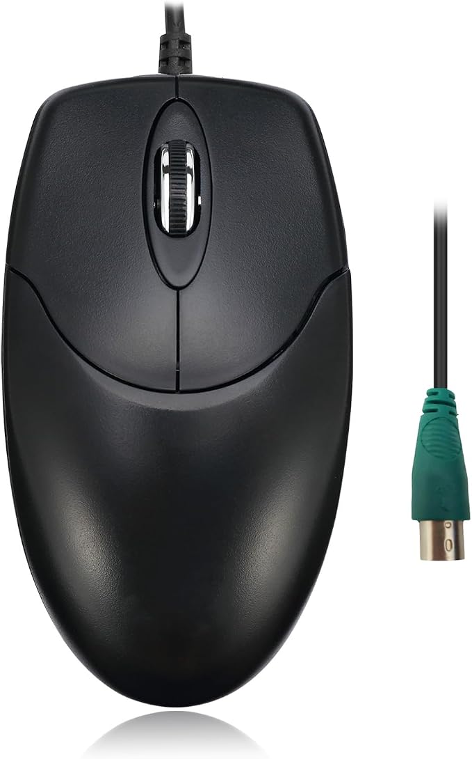 Adesso Mouse óPtico de Rolagem PS/2 de 3 Botões para Desktop, Preto - imagem principal
