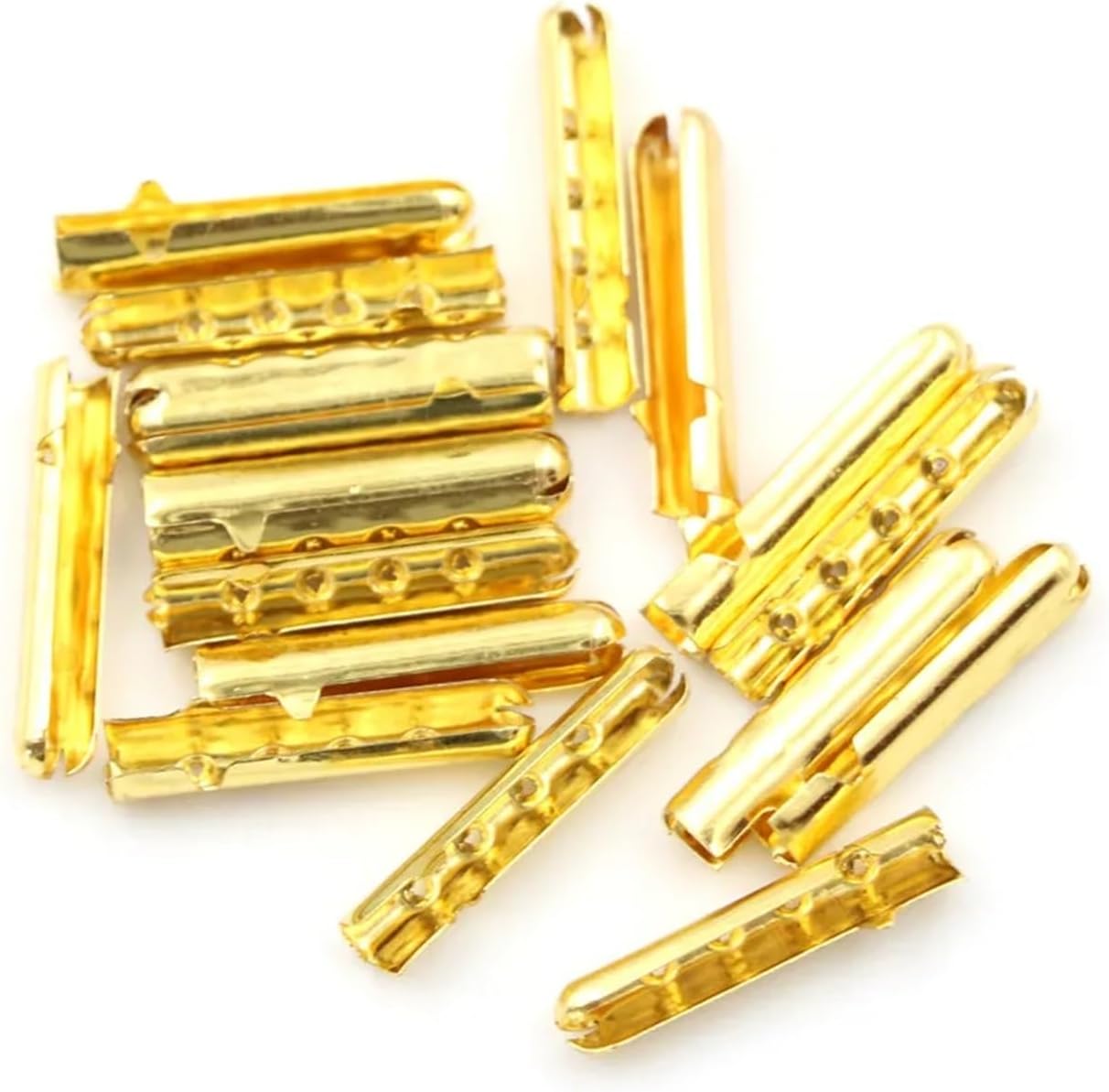 Shoe Lace Ends Tips 600 Pcs DIY Shoelace Repair Aglets – Premium Replacement Tips For Shoes Rope Head(Gold)