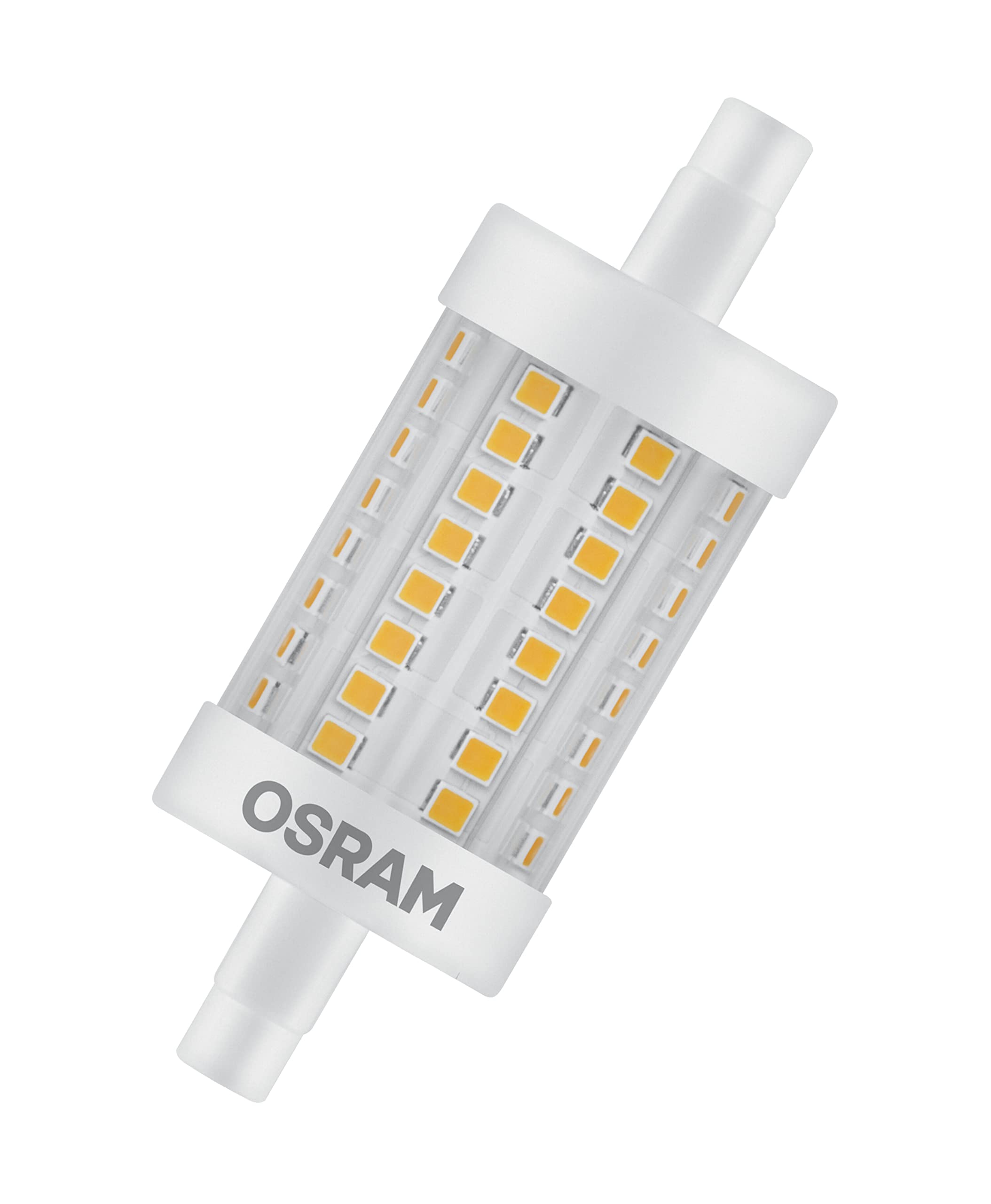 OSRAM LED Stablampe mit R7s Sockel, LED-Röhre mit 8 W-Glühbirne, Ersatz für 75W-Glühbirne, Warmweiß (2700K), 1 Stück (1er Pack)