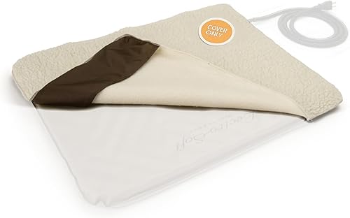 K&H Pet Products Lectro-Soft Outdoor Heated Dog & Cat Bed Replacement Cover, Fits K&H Lectro-Soft Medium Beds (Heated Bed Sold Separately), Machine
