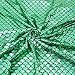 Mermaid Hologram Spandex Fabric Fish Scale 4 Way Stretch Laser Knit Cloth 58" Wide Sold by The Yard (Green)
