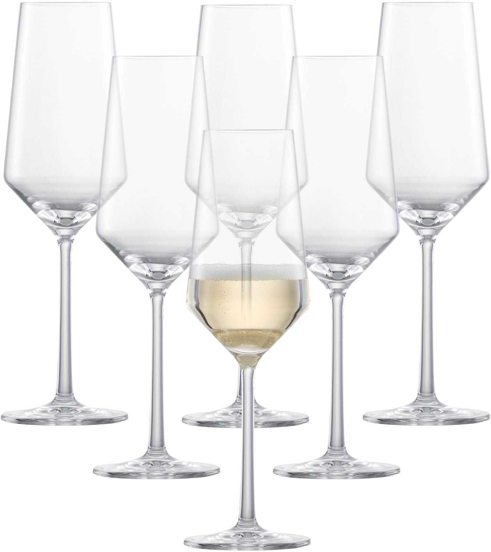 Schott Zwiesel 26112415 Pure glass champagne flute with MP, 0.21 L, 6 pieces