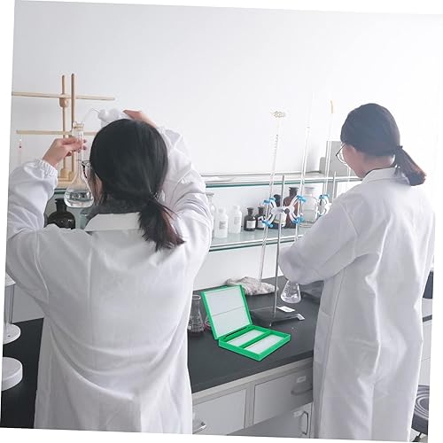 Miniatura 6 de Gatuida 3 unids Slice Box Cajas de almacenamiento de diapositivas Cajas Organizadoras Microscopios Microscopio Slide Holder Histología Slide Cover