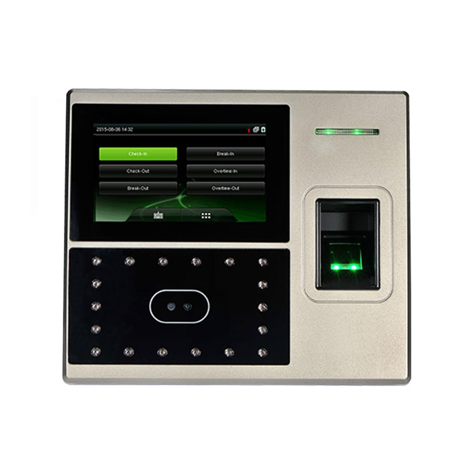 CVFRDD UFace800 TCP/IP Biometric Fingerpint Face Recognition Time Attendance System Recorder Employee Machin(Uface800)