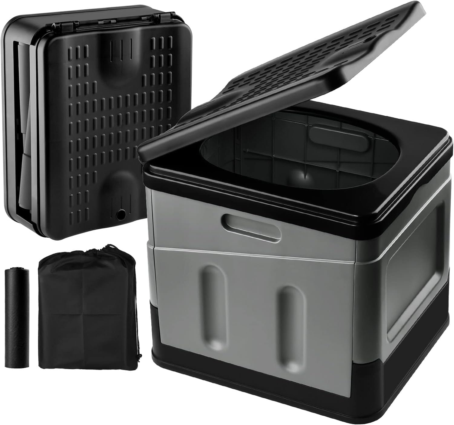 Toilette da campeggio per Benz S-Class HEV 2021-2023, Gabinetto Portatile Large WC Portatile Pieghevole WC Campeggio Viaggio Auto