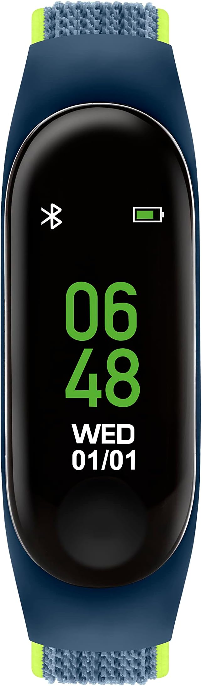 – Series 1 Blue Canvas Rip Strap Activity tracker with colour touch screen and up to 7 day battery life TKS01-0012