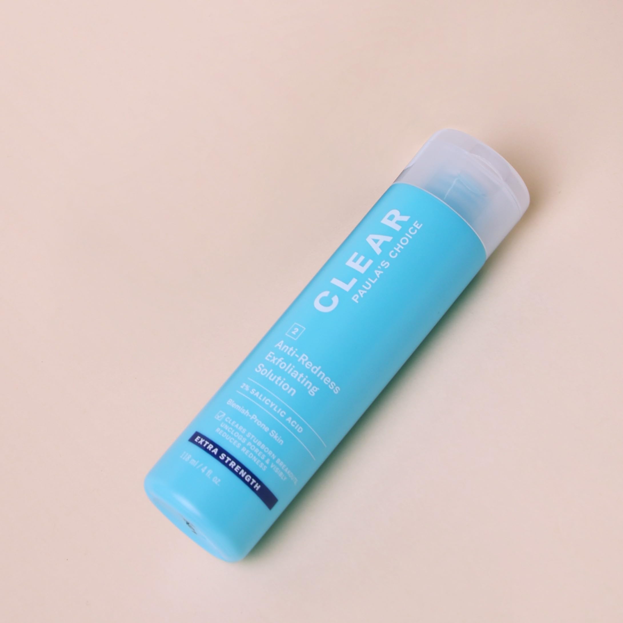 Paula's Choice CLEAR Extra Strength 2% BHA Peeling - Poren Verkleinern, Bekämpft Mitesser & Pickel - Anti-Rötungen-Gesichtspeeling mit Salicylsäure - Mischhaut bis Fettige Haut - 118 ml