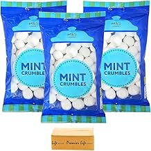 M&S Mint Crumbles Soft & Crumbly Peppermint Sweets 178g, 3 pack, In Premier Life Store Box