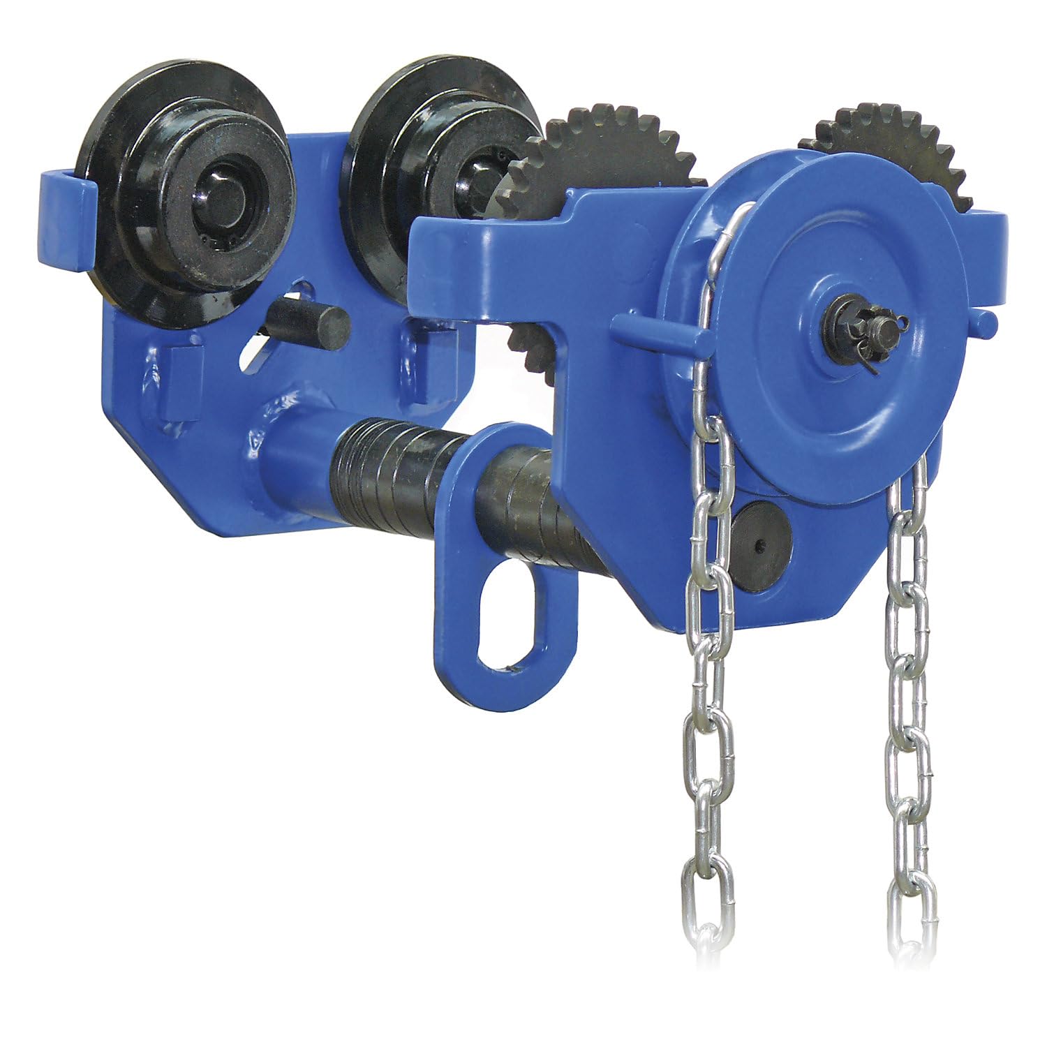 Planeta G20008 Haspelkettenlaufkatze, GTM 2, Tragfähigkeit 2000 kg, Flanschbreite 88 - 203 mm, 2,5 m Bedienlänge, Min. Kurvenradius 1,0 m