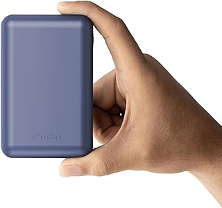 URBN 20000mAh Nano Plus 35W Turbo Fast Charging Power Bank Two-Way Fast Charge Metallic Finish 12-Layer Circuit Protection 1 Year Warranty (Blue Titanium), USB Type C