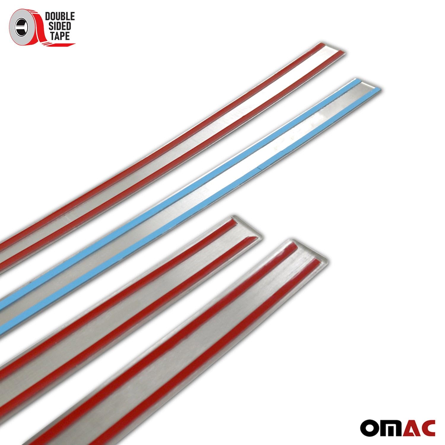 OMAC 7514131 Listón embellecedor/protector puerta Puerta vehículo ambos lados