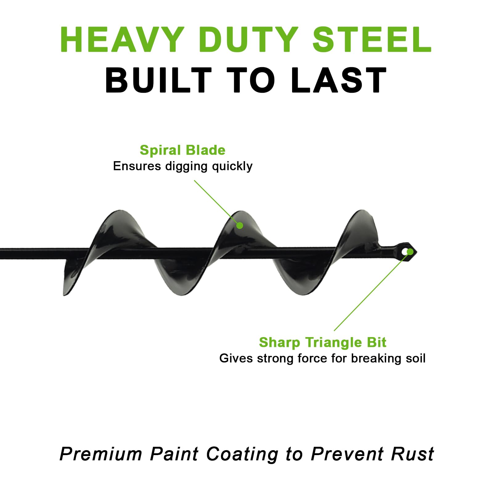 Auger Drill Bit - Plant Flowers & Bulbs Easily -5 Auger Drill Bit - Plant Flowers & Bulbs Easily -5