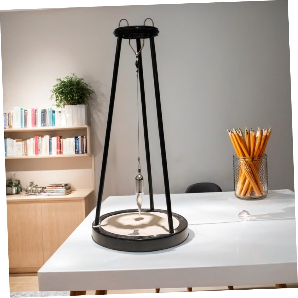 Creative Desktop Home Decor Metal Sand Plate Sensory Bin Lid for Boys and Girls