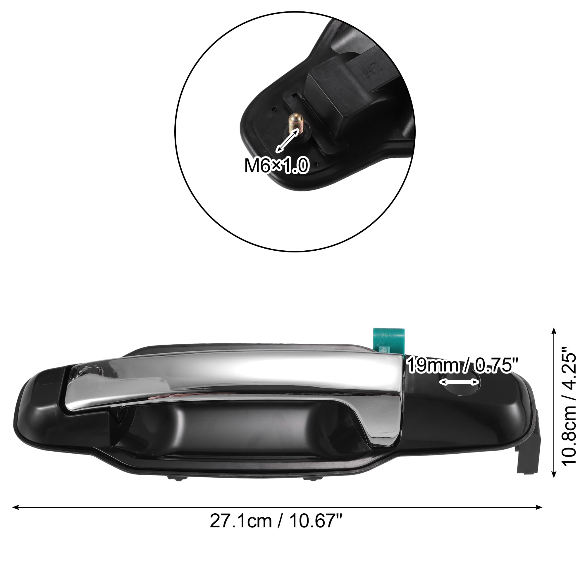 A ABSOPRO Manija De Puerta Exterior Delantera Izquierda Y Derecha Para Kia Sorento - 1 Unidad