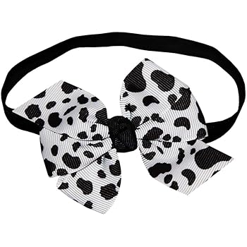 cow print headband for baby girl
