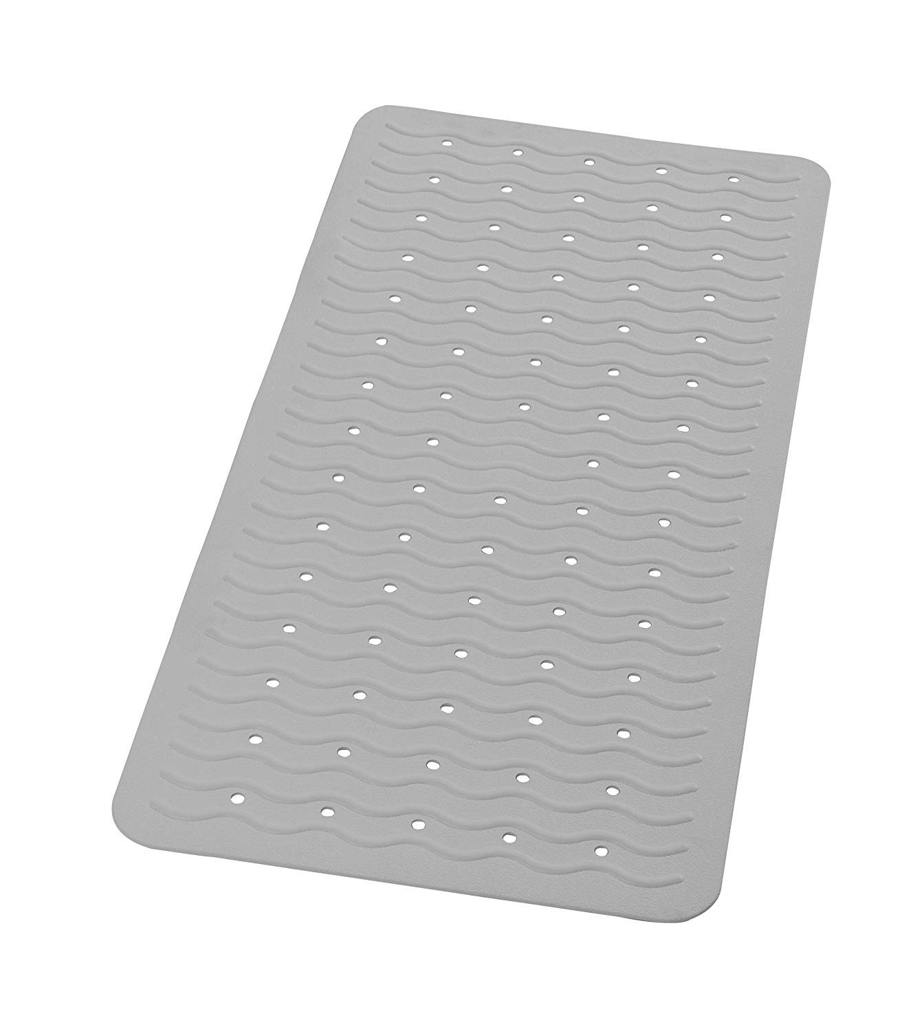 Tapis pour baignoire Ridder Playa en caoutchouc gris 38 x 80 cm pour douche et salle de bain