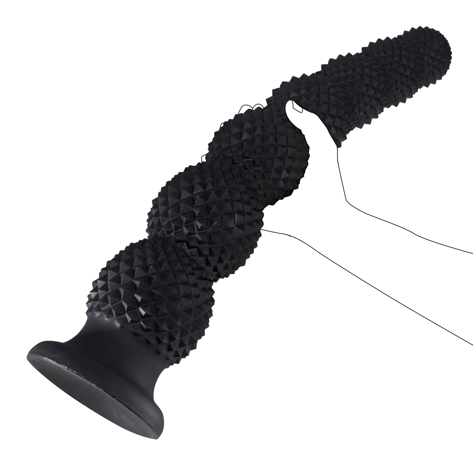 50,5cm Super Lang Riesig Dick Silikon Analkugeln Analplug