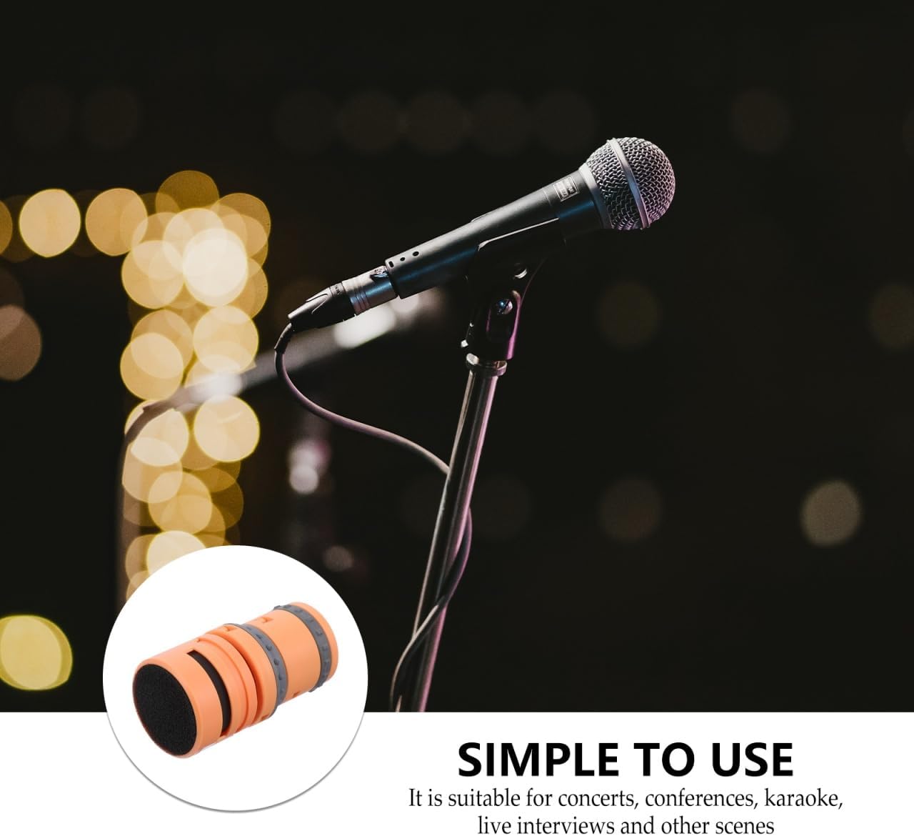 Vaguelly Cardioid Mic Replacement Capsule Handheld Microphone Capsule Repair Supply for Live Interviews Speech Singing Concerts and Karaoke