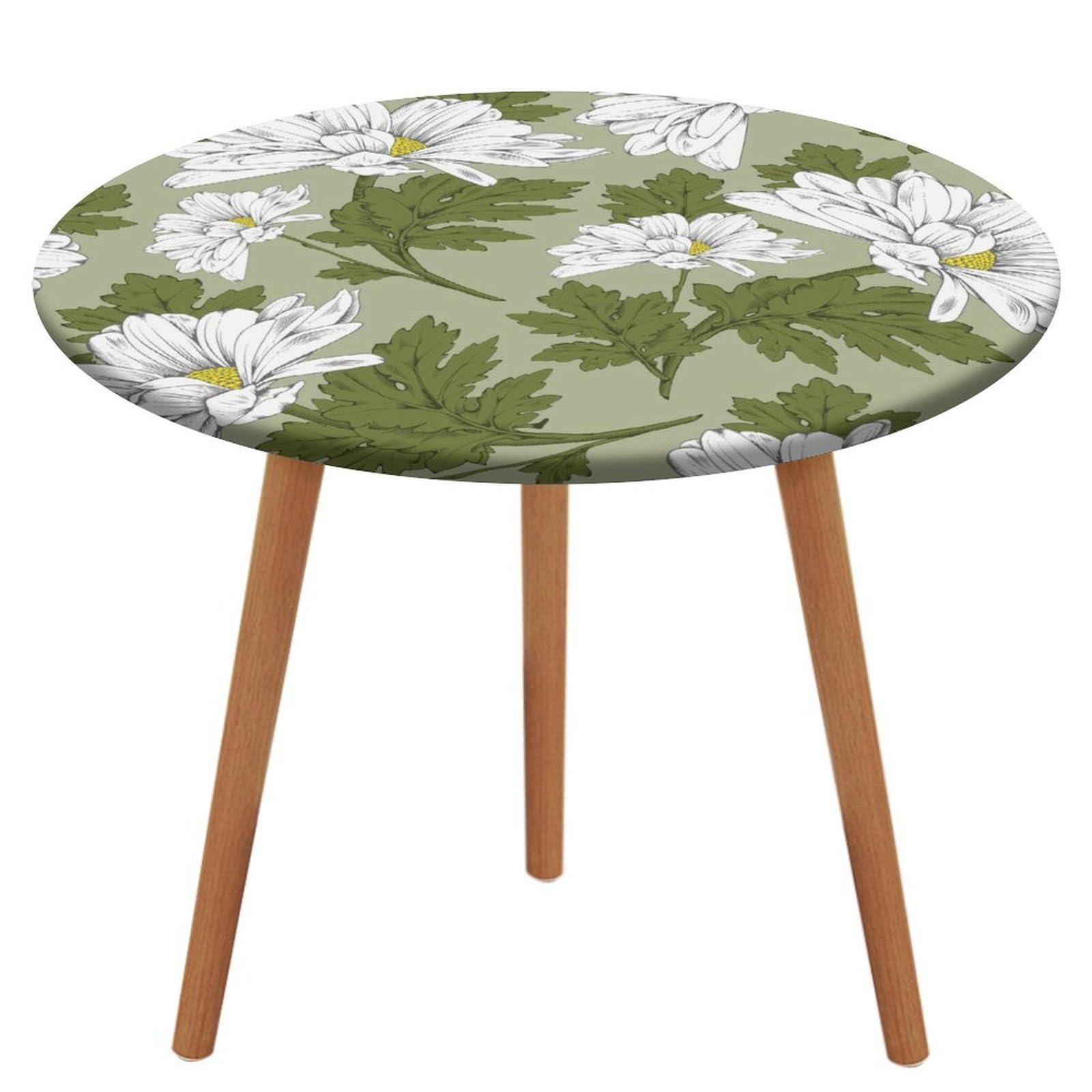 Round Tablecloth Table Protector Cover For Dinning Room Kitchen Picnic Party