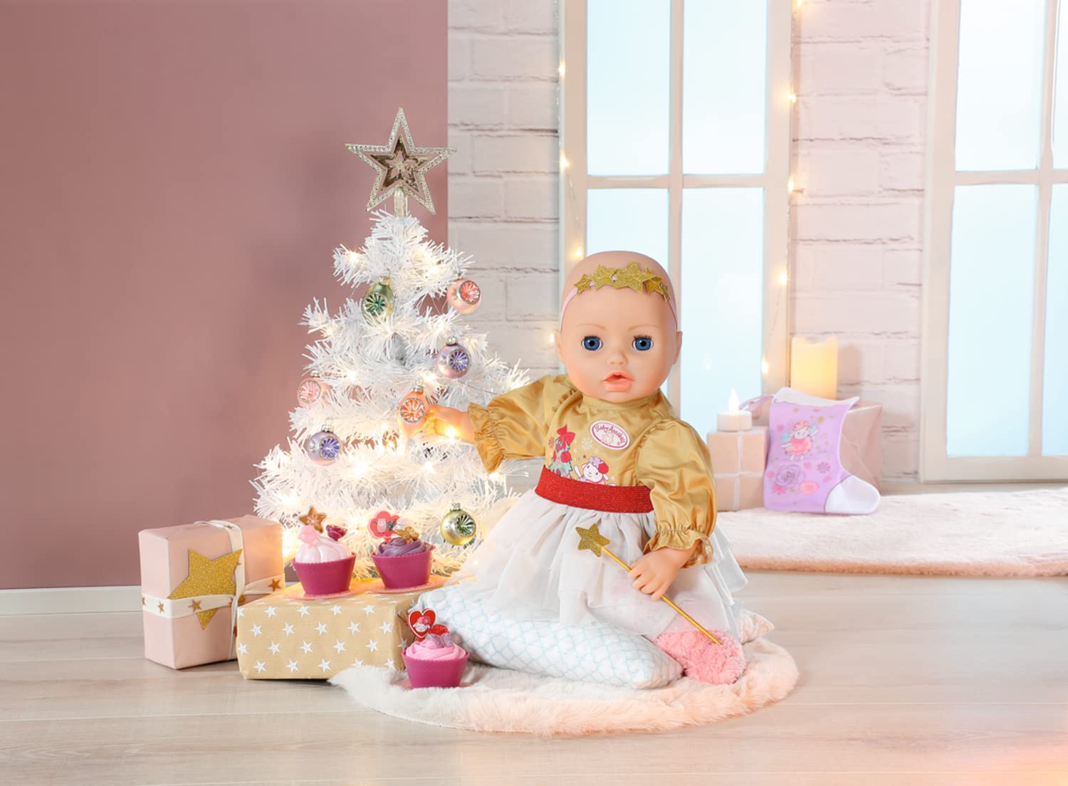 Zapf Creation Baby Annabell Adventskalender mit 24 Überraschungen, enthält Kleidung und Accessoires für 43 cm Puppen, 709634