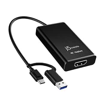 Amazon.com: j5create 4K HDMI Video Capture Card, DSLR Cam