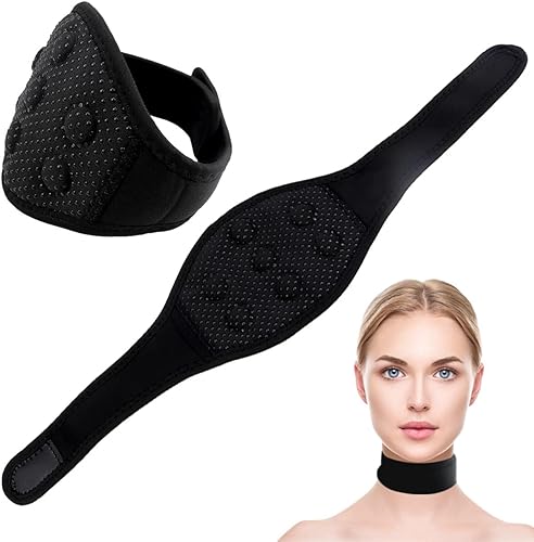 FERCAISH Almohadilla magnética autocalentable, terapia magnética engrosada y alargada, correa para el cuello, alivio del dolor para artritis de