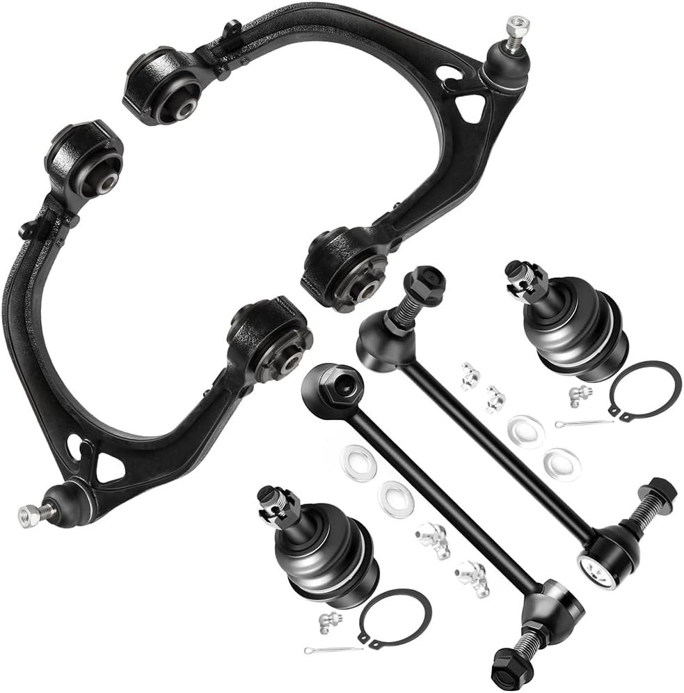 6pc Set Front Suspension Kit Upper Control Arm w/Ball Joint Sway Bar Link Lower Ball Joint Replacement for Chrysler 300,for Dodge Challenger Charger Magnum