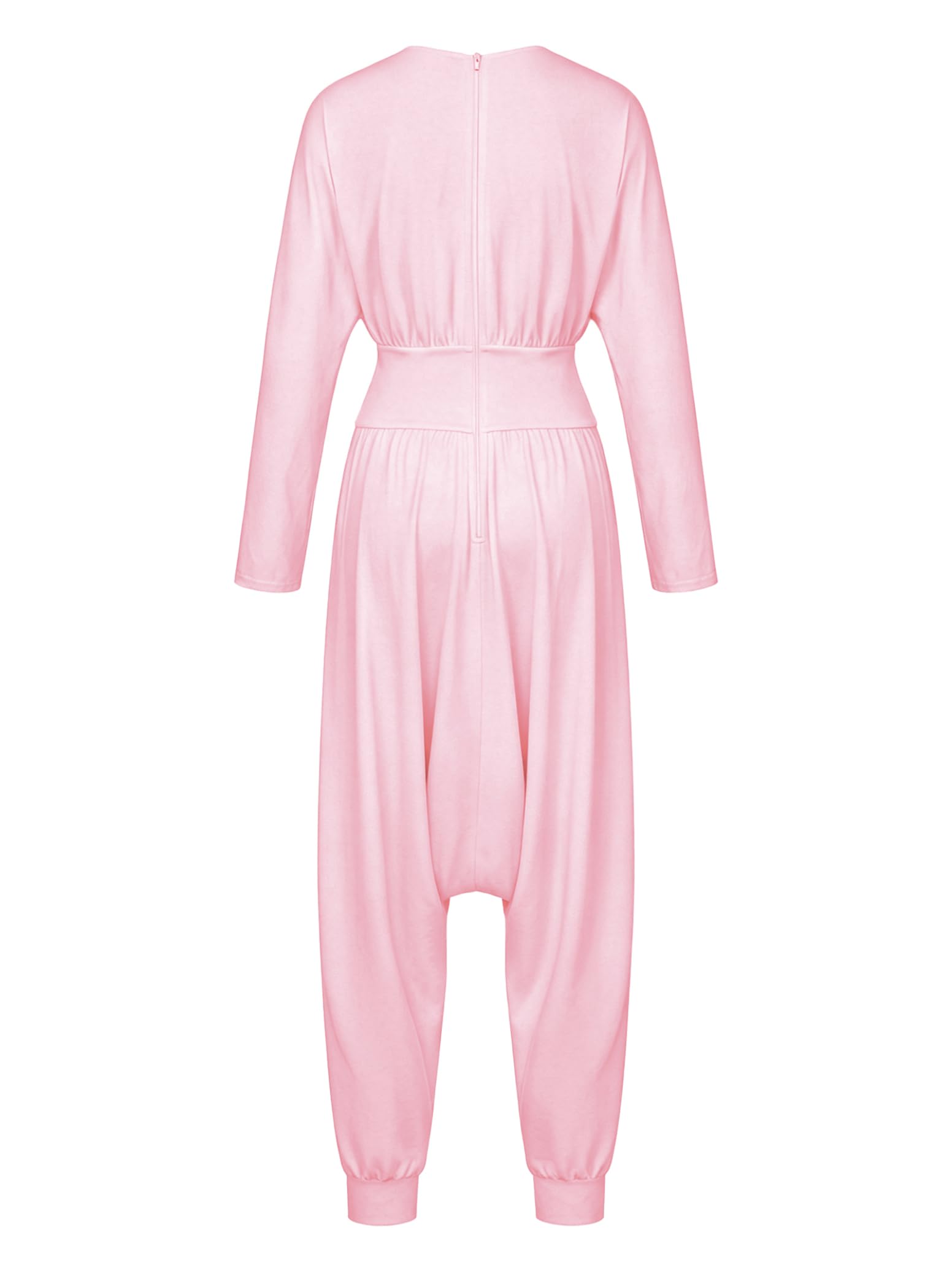 inlzdz Donna Completo Pantaloni Larghi Tuta Larga Adattivo Harem Largo