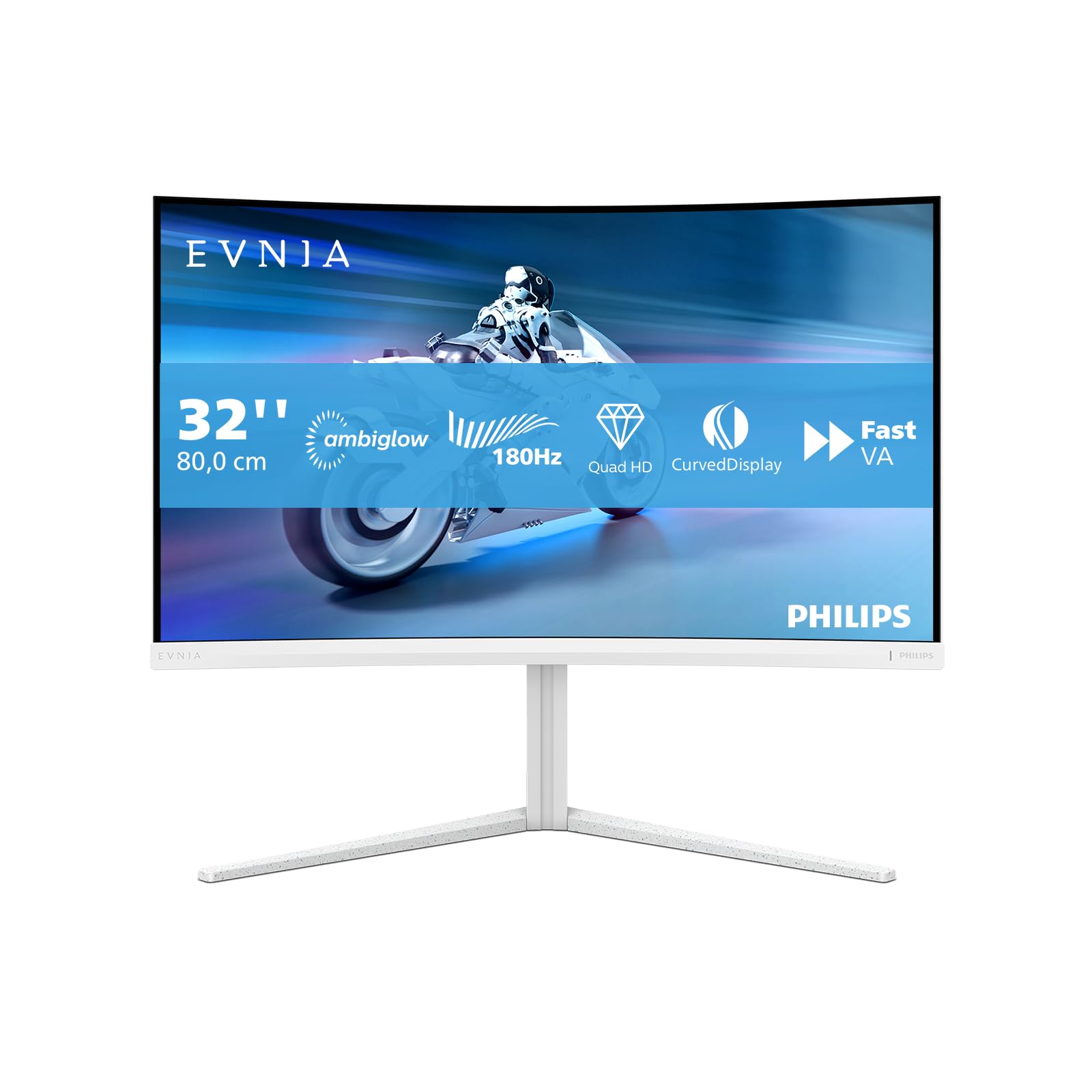 Monitor gaming curvo Philips Evnia 32M2C5501 QHD 180 Hz - Dettaglio