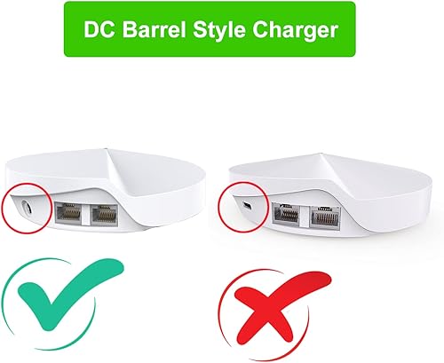 Miniatura 2 de Cable de alimentación de repuesto para TP-Link Deco M5 M4 X20 Router Mesh WiFi, fuente de alimentación de cargador adaptador de CA de 12 V, cable de