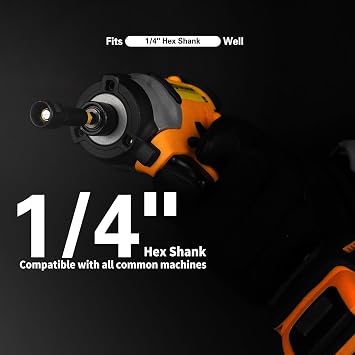 Facoow 55PCS Impact Nut Driver Set, Magenetic Nut Driver Set | for Impact Drills, Quick Chang, Deep Drivers, Wing Nut Driver, Extention Bar, S2 Steel Bits, Pivoting Nutsetter, Bit Holder