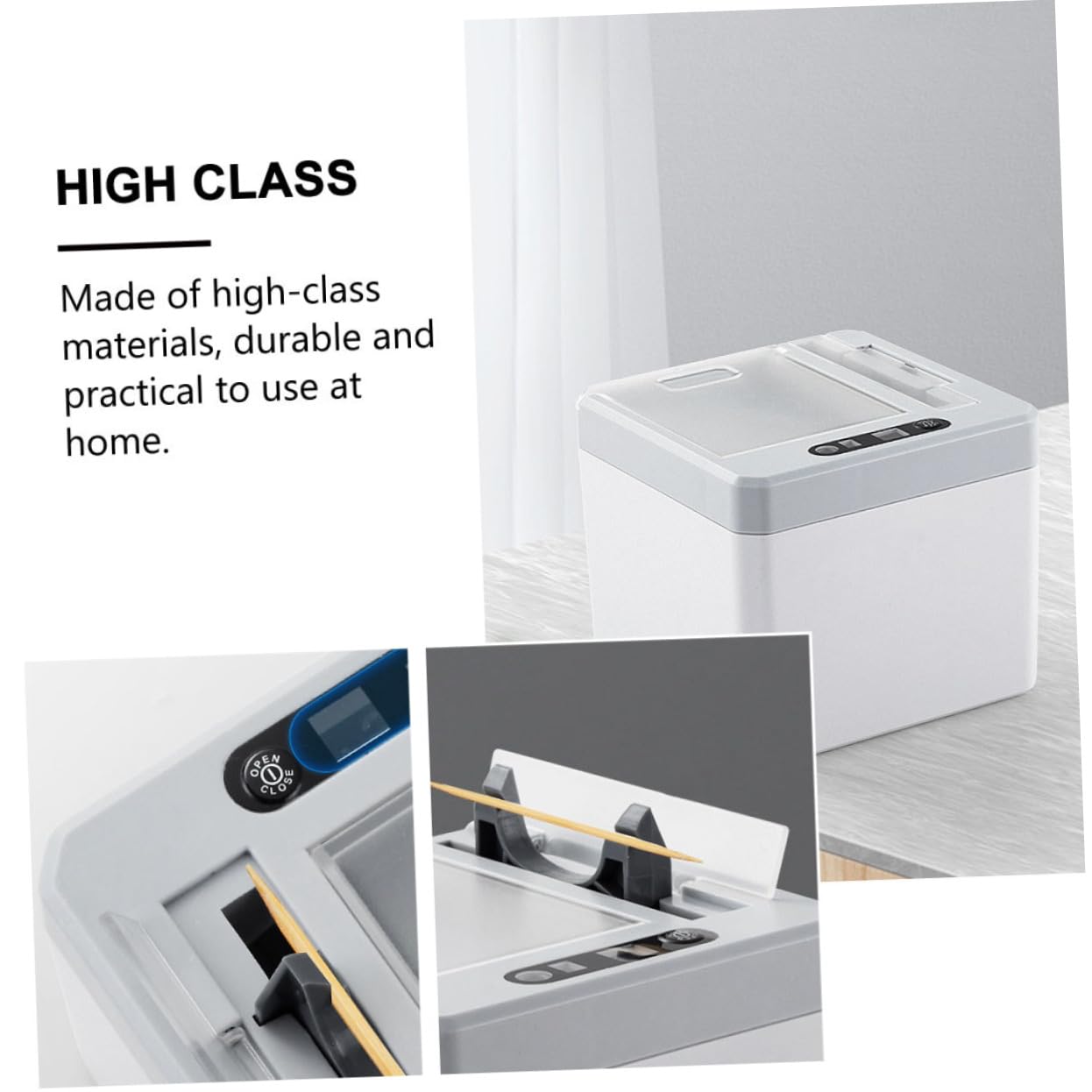 VALICLUD Stuzzicadenti Intelligente Elettrico Sensore a Infrarossi Design Compatto Materiale Leggero per Ristoranti e Hotel Stuzzicadenti da Viaggio