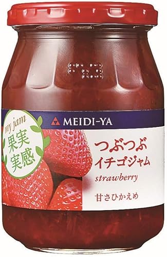 明治屋 果実実感ジャム つぶつぶイチゴジャム 340g フルーティーな味わい