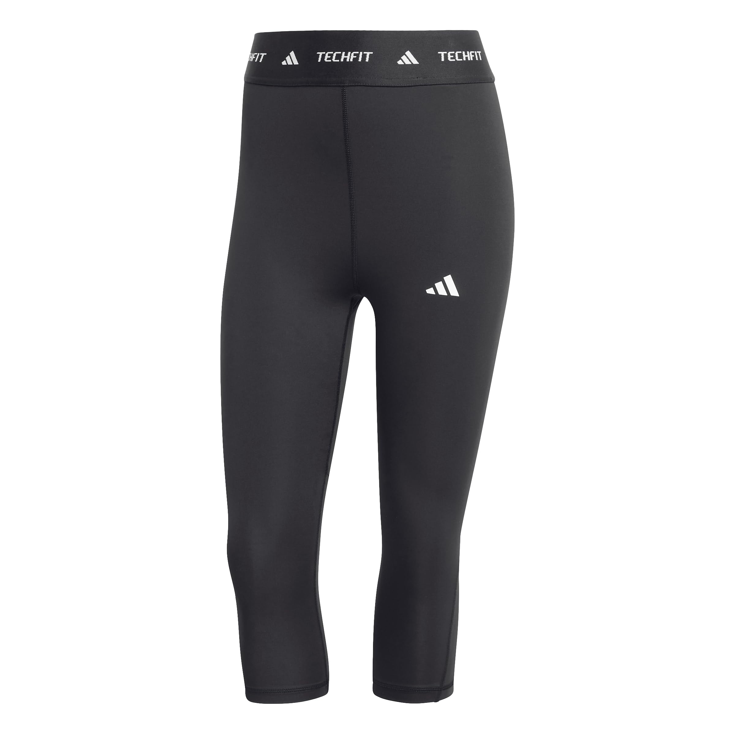 adidas Damen TECHFIT Capri Leggings, BLACK, S