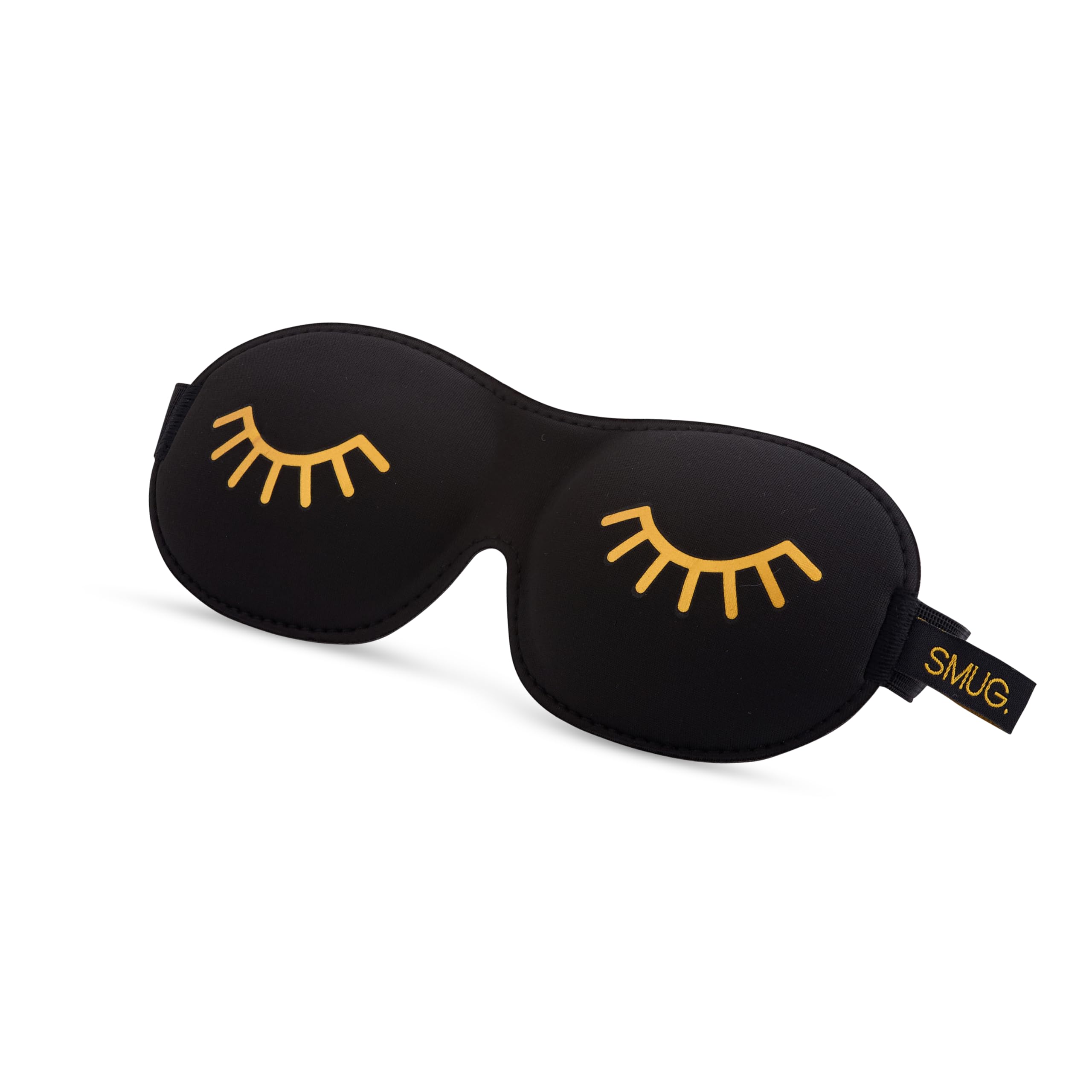 SMUG 100% Blackout Sleep & Eye Mask | Eyelash Extension Friendly | Eye Masks for Sleeping ...