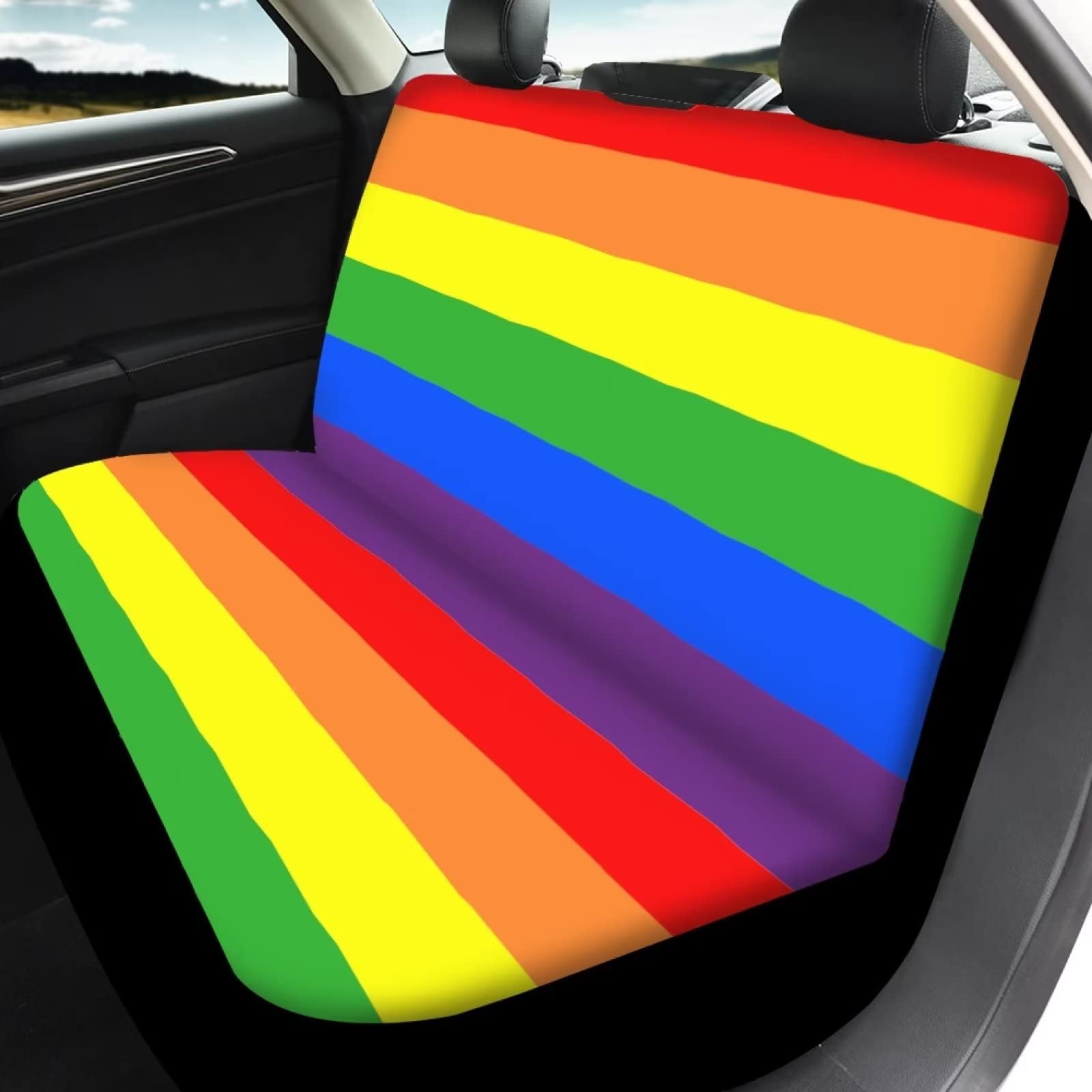 Produktbild von UOIMAG Auto-Sitzbezüge Mit Kuhmuster - Universelle Sitzschoner Für Auto & SUV