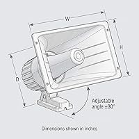 Vista 5 de QWORK Altavoz de bocina de alimentación, 50 W 8 ohmios altavoz PA interior/exterior, blanco