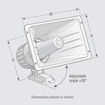 QWORK 50W 8 Ohm PA Horn Speaker Clear Voice Projection for Warehouse, School & Workshop