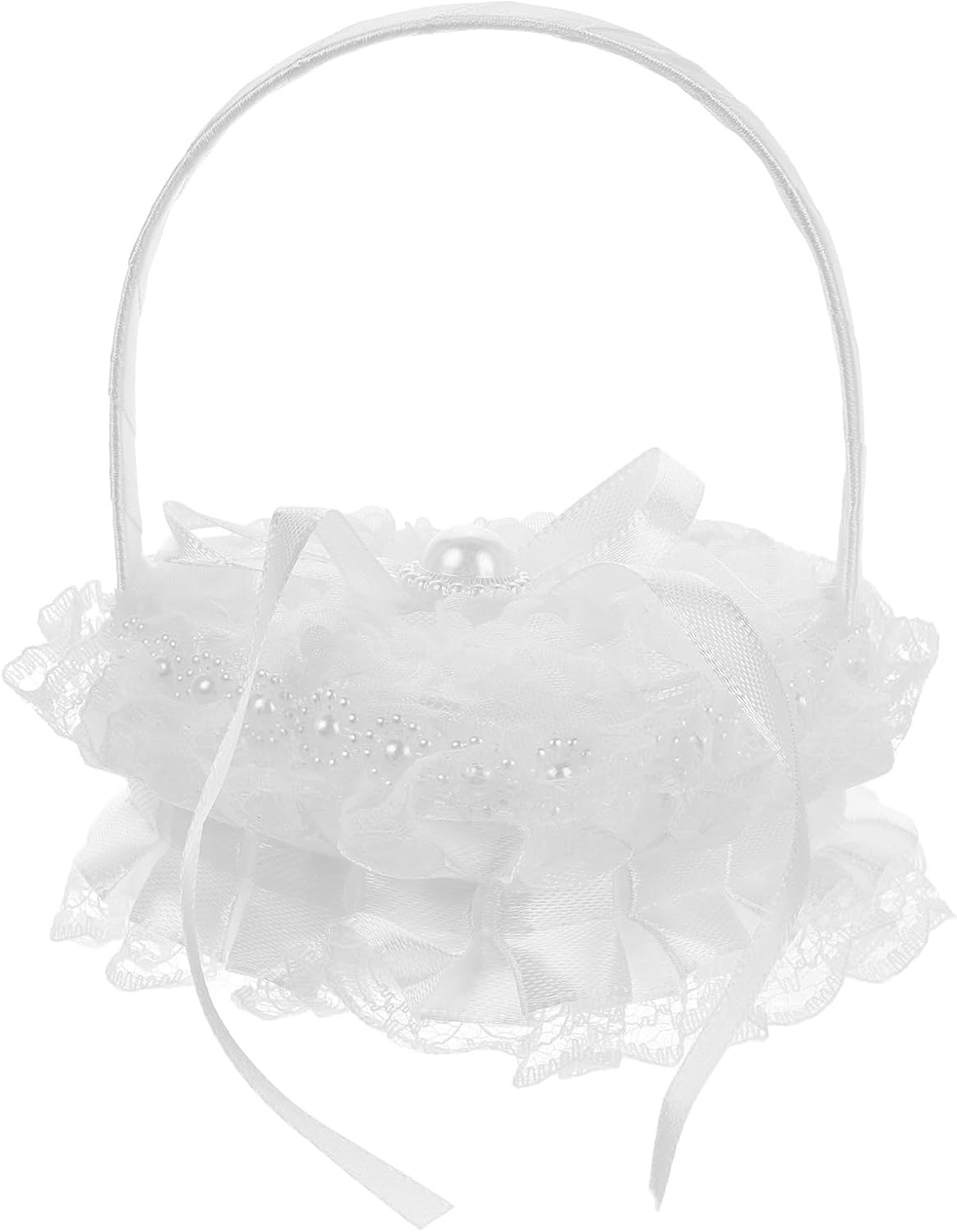 ULTECHNOVO Heart Shape Ring Bearer Pillow Wedding Ring Holder Cushion for Proposal Ceremony and Engagement Wedding Supplies