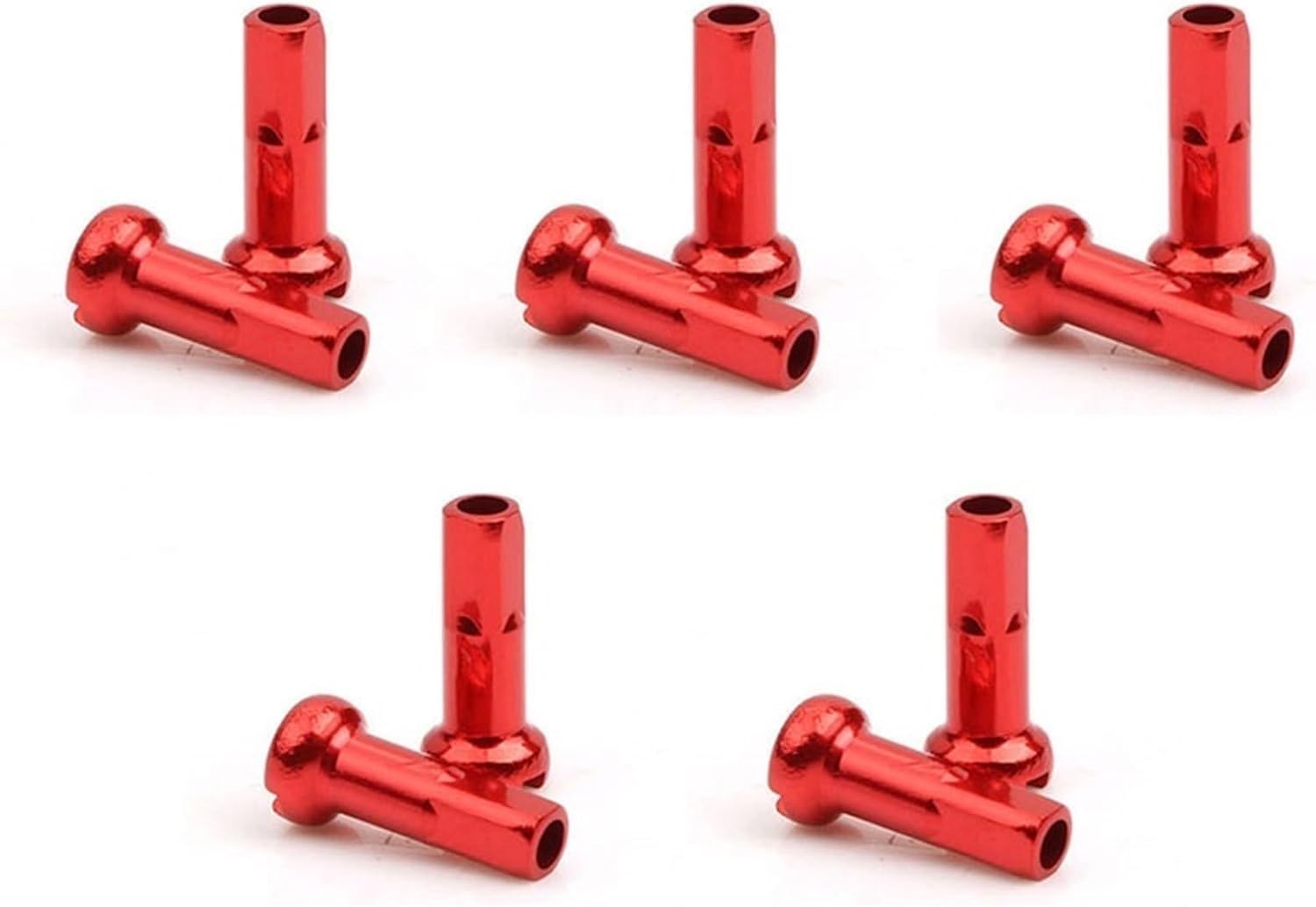 Spoke Nipples 50pcs Road Bike High Strength Aluminum Alloy Spoke Nipple 14G 2.0 14mm 2mm Spoke Cap Accessories Parts for Dia Mountain Road Bike