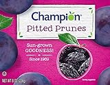 Champion Pitted Dried Plums, Prunes, 8 Ounce