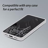 Vista 5 de Whitestone DOME GLASS [cobertura completa perfecta] Protector de pantalla de vidrio templado para Google Pixel 8 con lámpara UV [2 unidades]