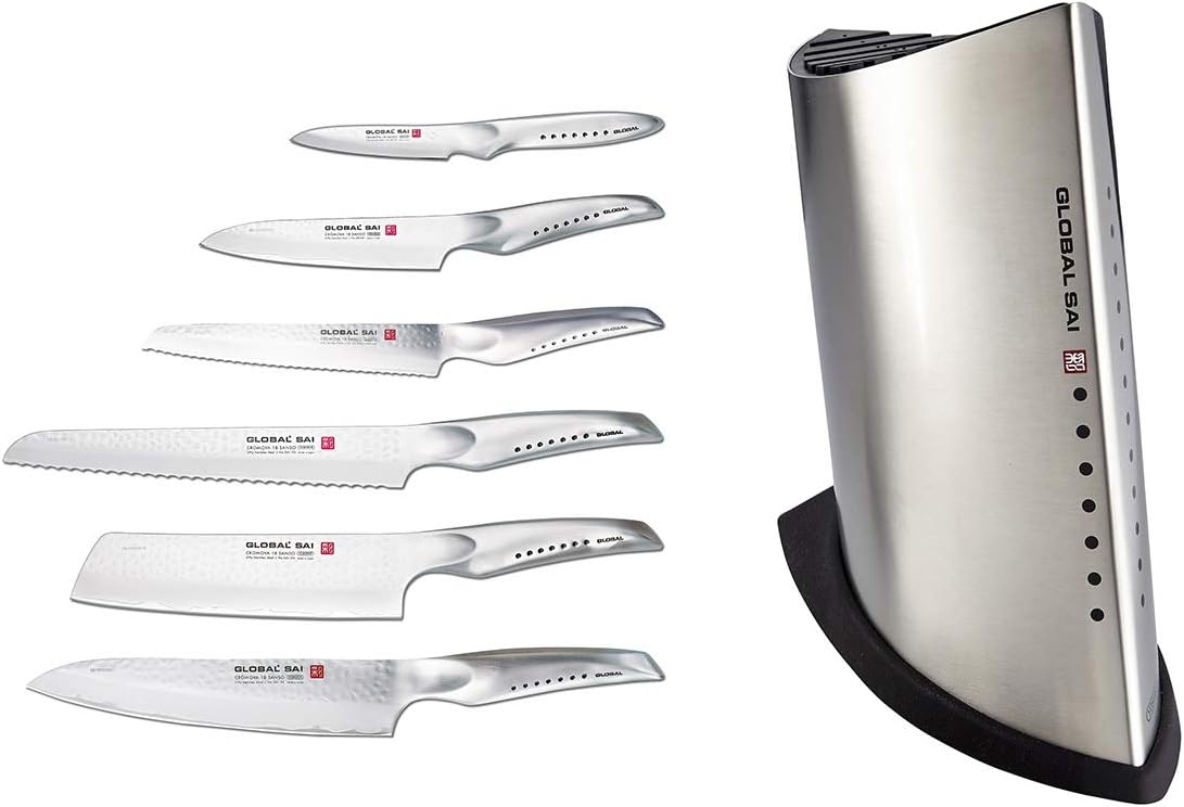 Global Design Concepts 7-Piece SAI Knife Block Set