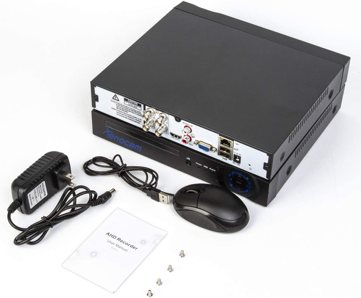 4CH 1080N ibrido 5-in-1 AHD DVR (1080P NVR+1080N AHD+960H Analogico+TVI+CVI) Standalone DVR CCTV Sorveglianza Sistema di Sicurezza Videoregistratore Rilevamento Movimento