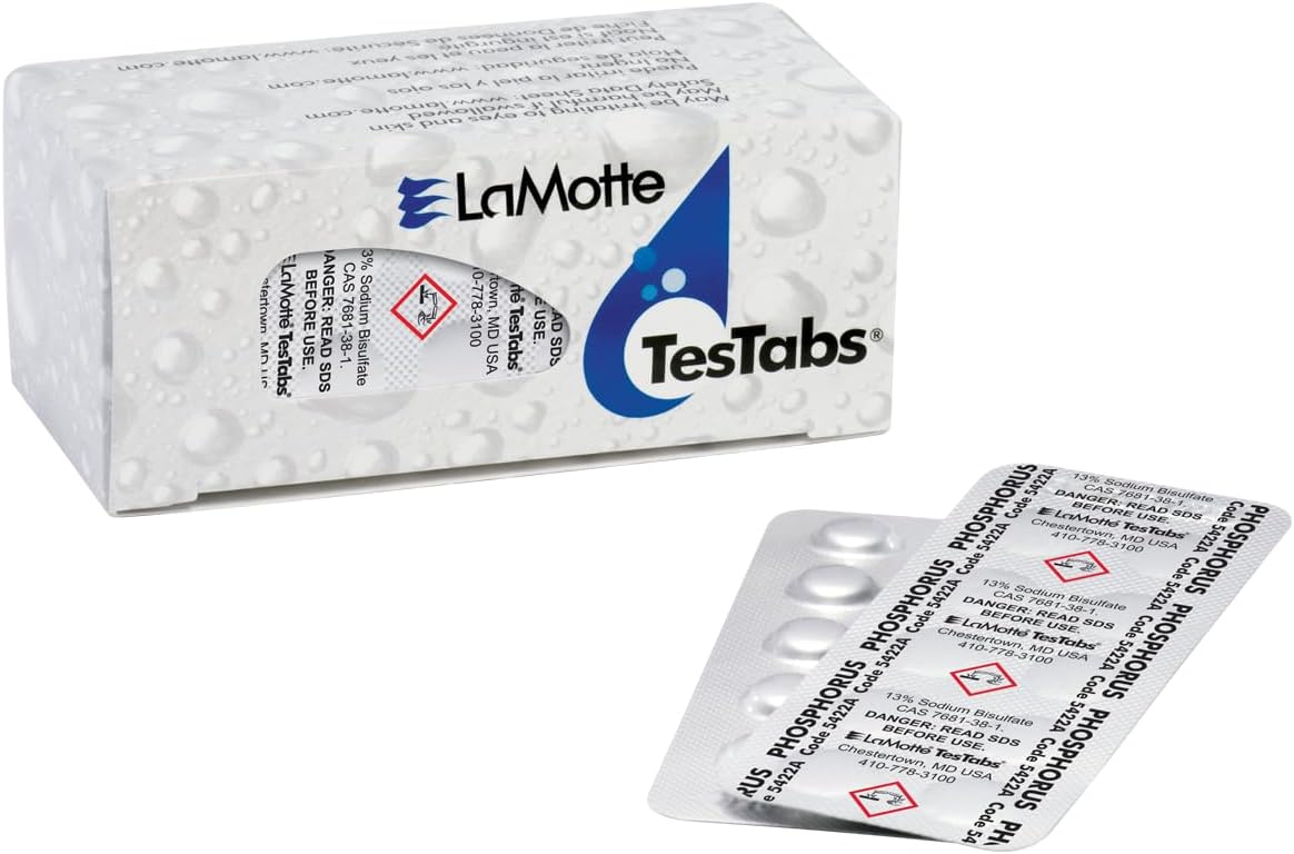 TesTab Refill, Phosphorus Test Tablets for Phosphate Kit, 5422A-H, 50 Tests
