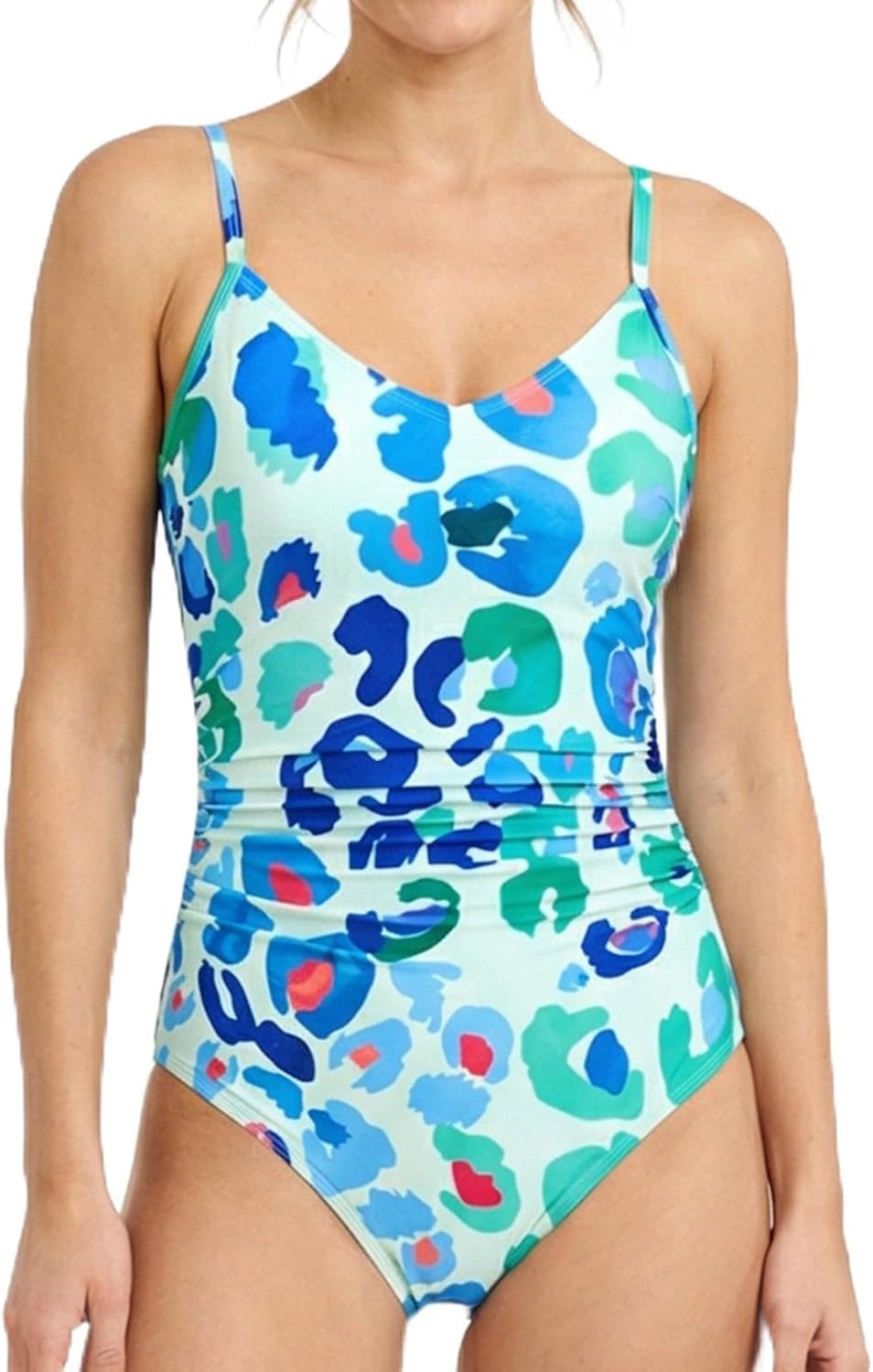 CUPSHE Women's One Piece Swimsuits Bathing Suits Cutout V Neck Tummy Control Adjustable Straps O Ring