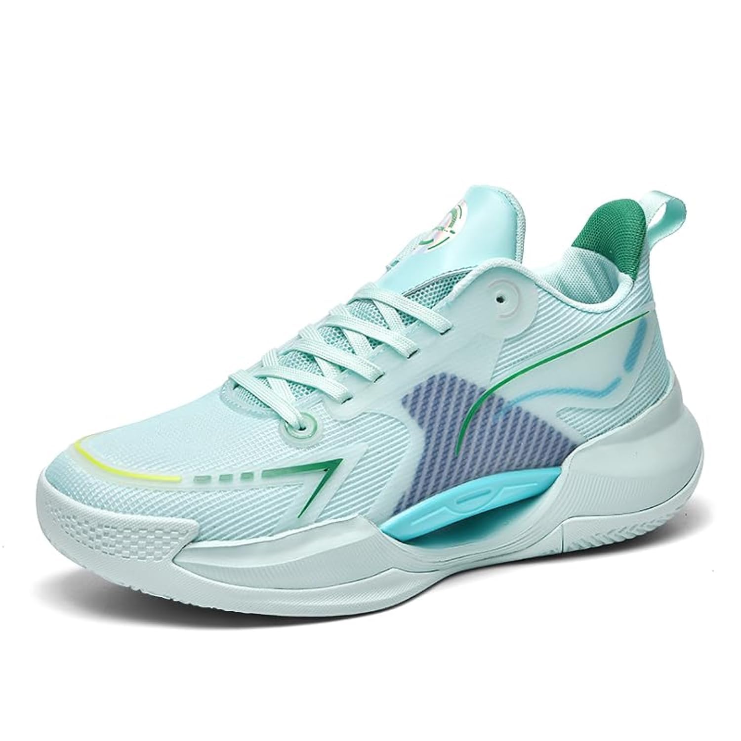 Women Basketball Shoes Fashion Athletic Sneakers Unisex Outdoor Sport Shoes Lightweight Volleyball Shoes Non Slip Basketball Shoe Green Size 6