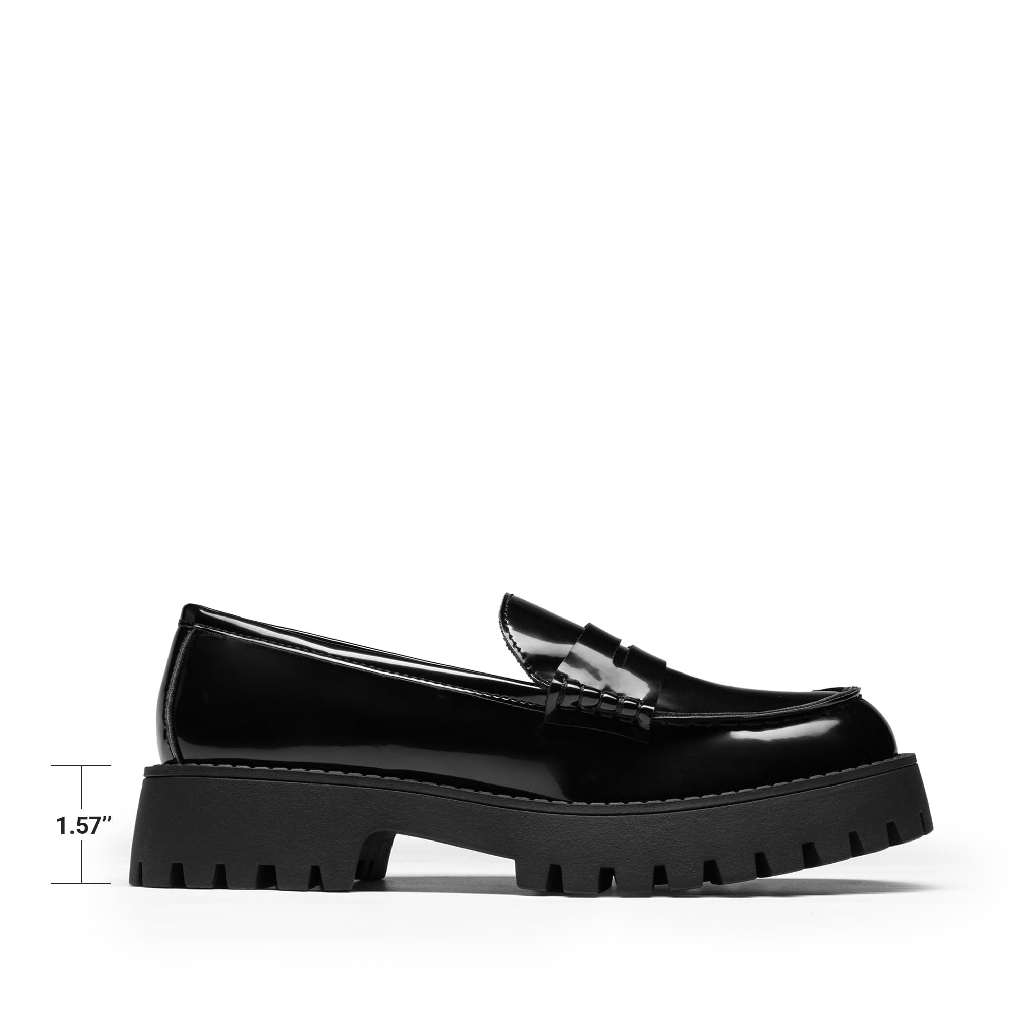 DREAM PAIRS Mocasines Plataforma Mujer