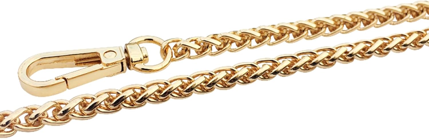 Bag Chain Strap for Handbag Replacement,Gold Purse Chain Accessories Shoulder Straps Crossbody - Image 3